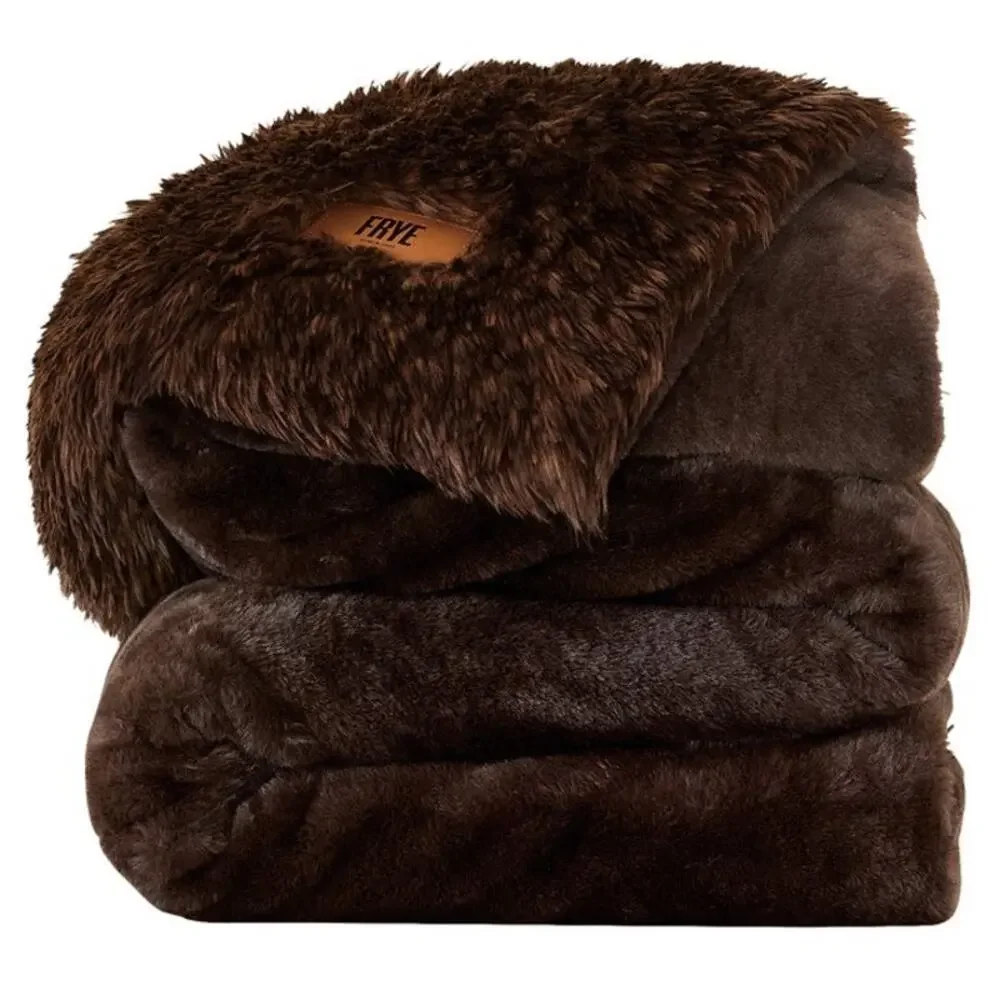 FRYE Arctic Luxe Faux Fur Throw 60”x70”